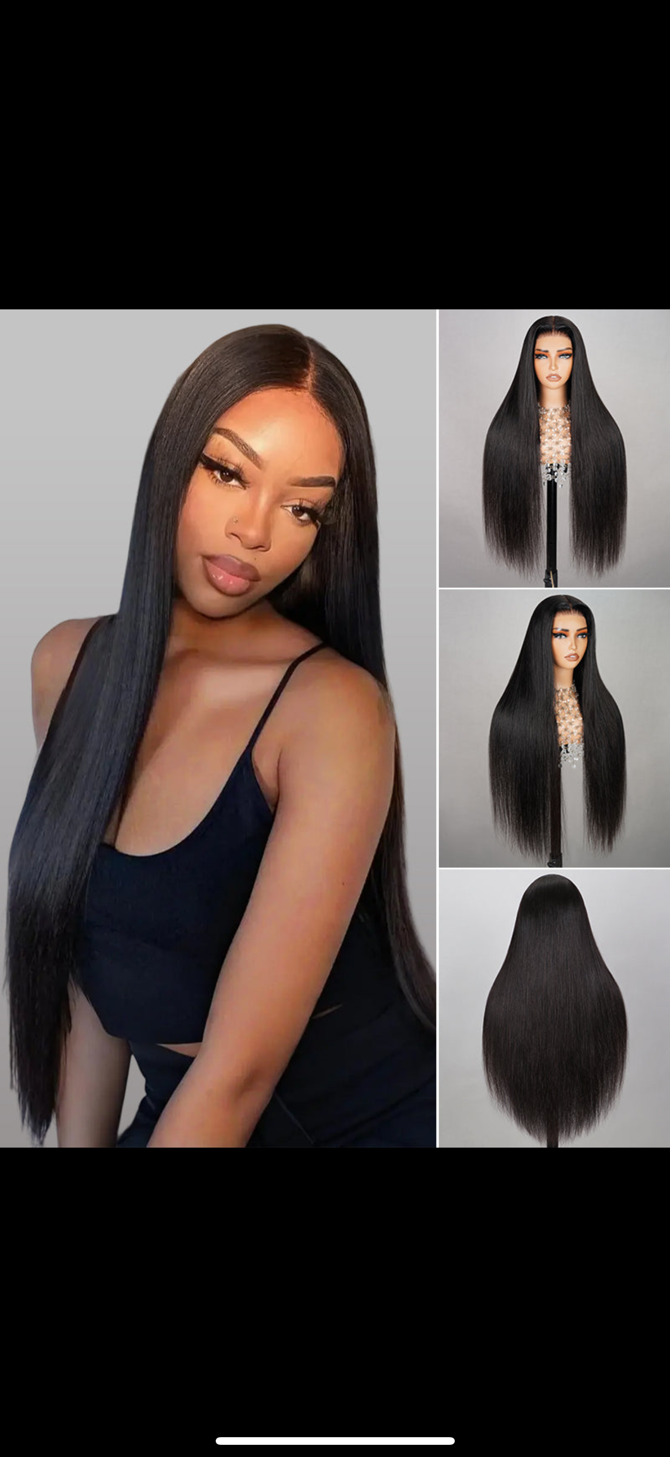 13*4 Straight Frontal Lace Wig – 200% Density 100%Human hair