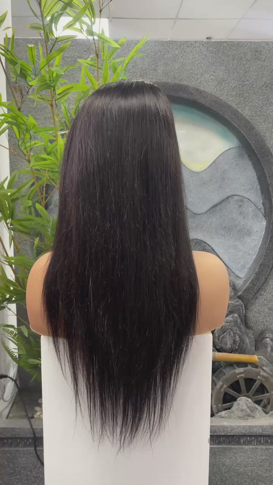 13*4 Straight Frontal Lace Wig – 200% Density 100%Human hair